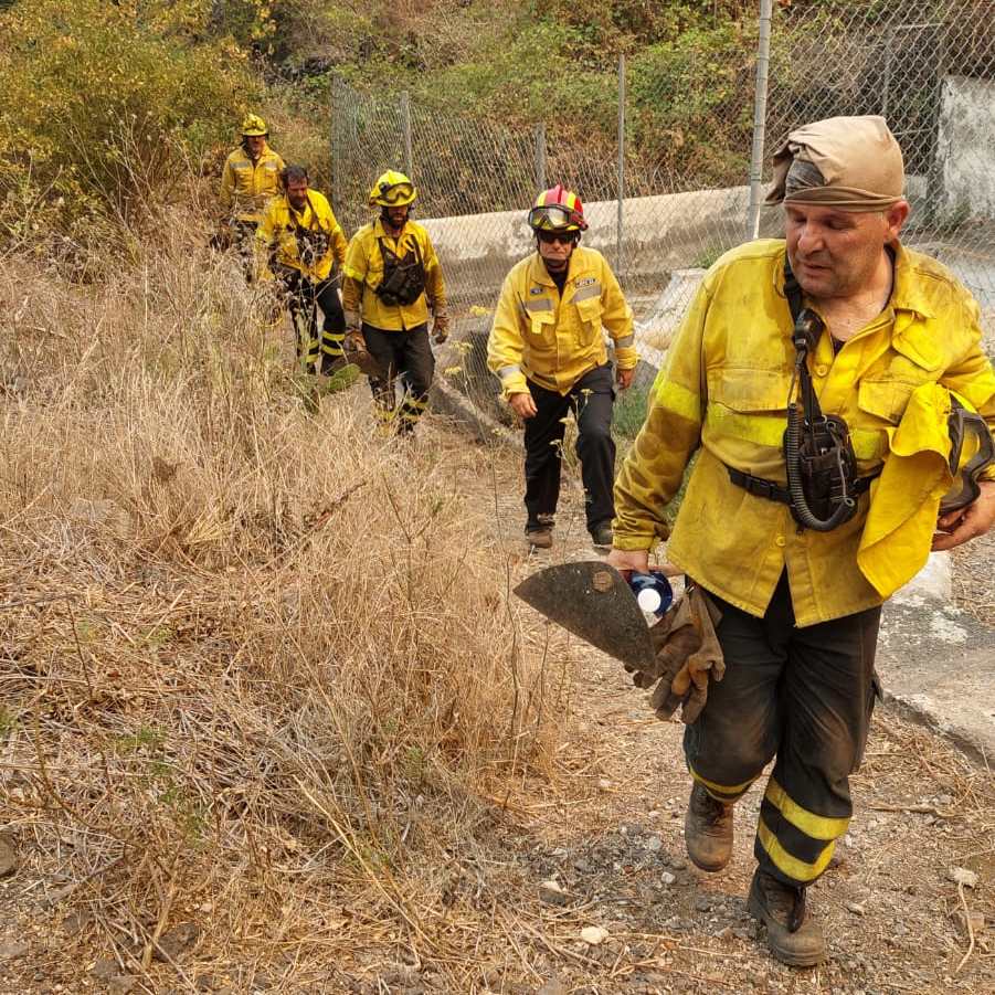 El incendio de Tenerife en imágenes