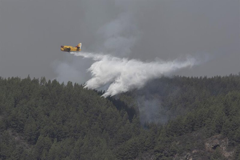 La evolución del incendio de Tenerife sigue siendo favorable