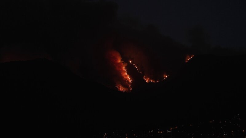 Incendio declarado en Tenerife 17/08/23