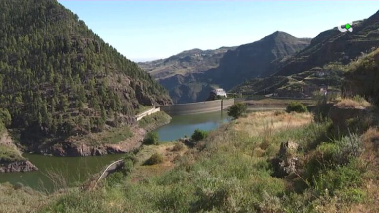 Canarias registra bajas cantidades de agua en sus presas debido a las altas temperaturas