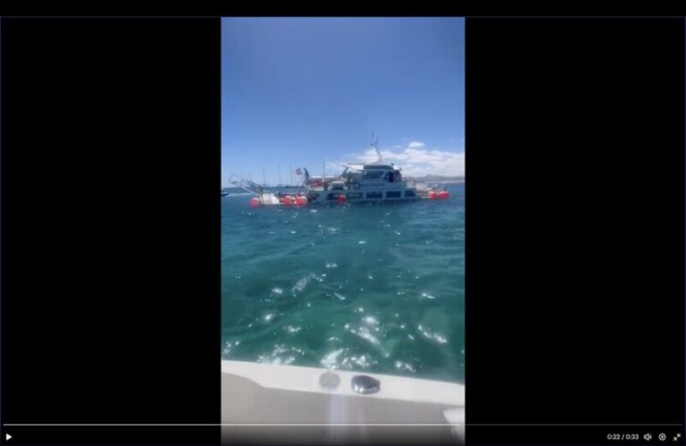 El Gobierno activa el PLATECA por el hundimiento del barco que une Fuerteventura con Isla de Lobos