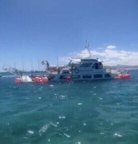 PLATECA Activated Due to the Sinking of the Ship Connecting Fuerteventura and Lobos