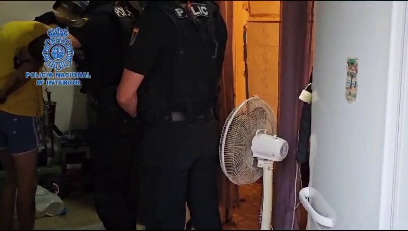 Imagen de archivo de un operativo contra el tráfico de droga en el barrio de Arenales