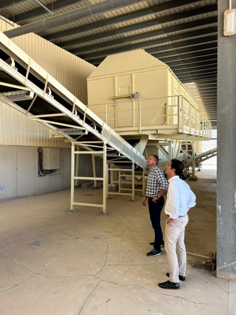 Se trata de una instalación para la modernización de Zurita y que permitirán que los residuos pasen por un tratamiento previo