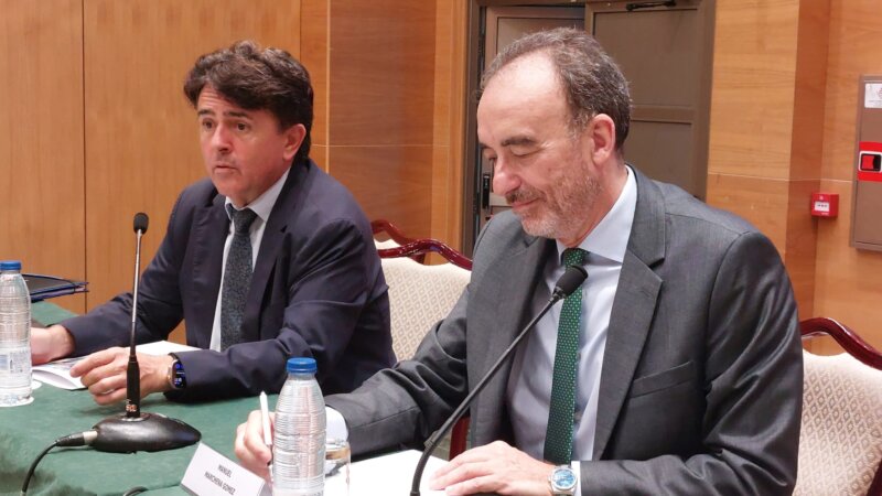 Imagen de Manuel Marchena en la conferencia 'Inmigración ilegal y trata de seres humanos en la jurisprudencia del Tribunal Supremo'