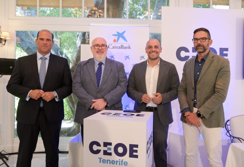 Imagen de la presentación de "La Economía Canaria en Gráficos 2022". Foto cedida CEOE Tenerife 