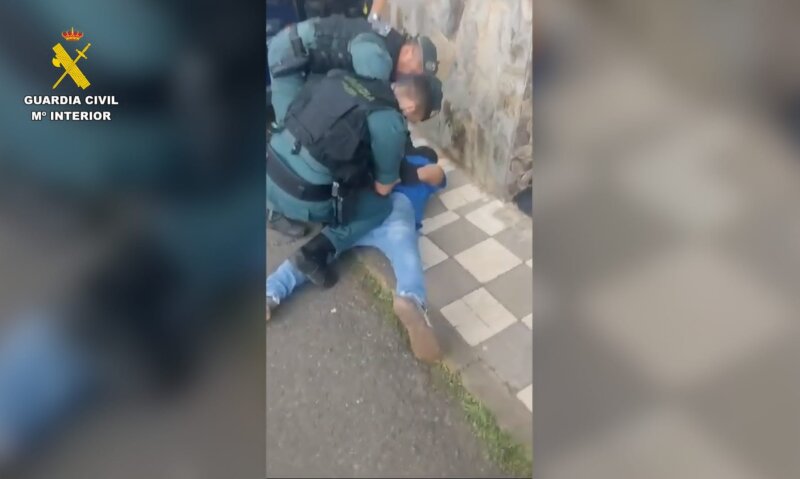 Detenido en Valsequillo. Imagen Guardia Civil