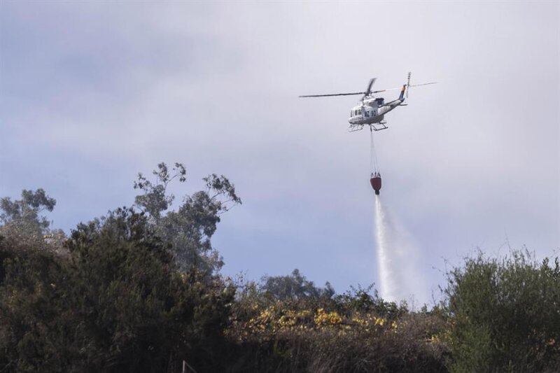 Helicóptero en Santa Úrsula
