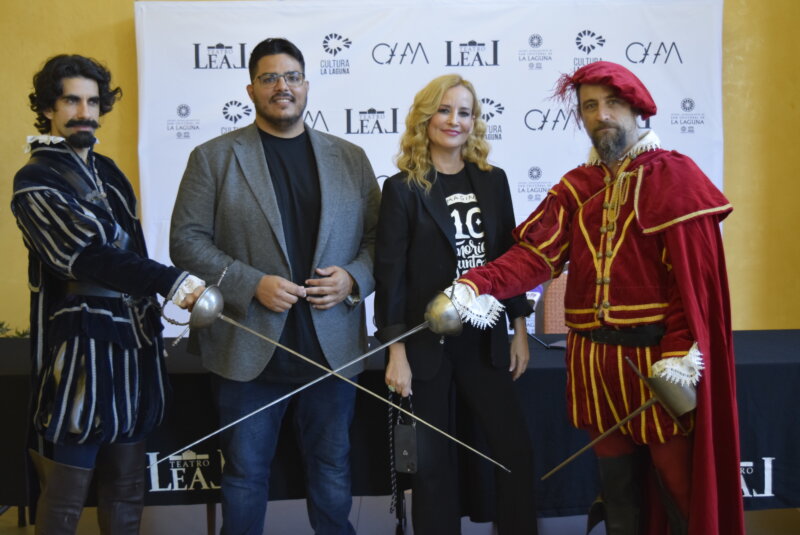 Presentación de la obra 'Don Juan Tenorio' este martes en el Teatro Leal. Imagen Ayuntamiento de La Laguna