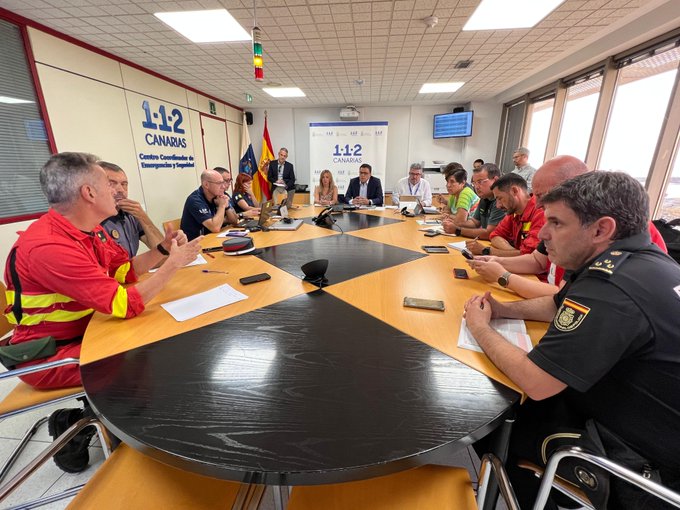 Reunión Coordinación 11 octubre Reactivación Incendio Tenerife