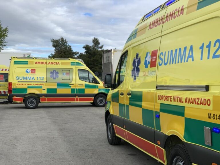 Muere un hombre de 68 años tras caer de un tercer piso en Madrid