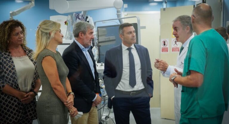 Sanidad pone en marcha la Unidad de Cardiología Hemodinámica en el Hospital Universitario Molina Orosa de Lanzarote