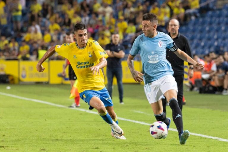 2-1. La UD Las Palmas remonta ante el Celta en otro descuento mágico