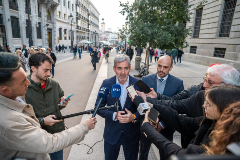 Fernando Clavijo valora positivamente su reunión con María Jesús Montero