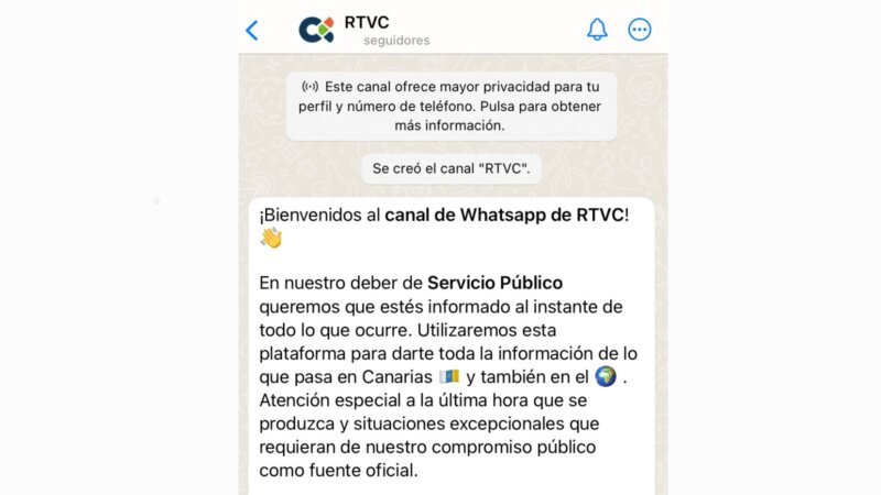 mensaje whatsapp rtvc 