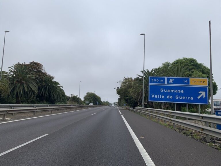 El Cabildo cerrará el acceso a la TF-5 por Guamasa a partir de este miércoles