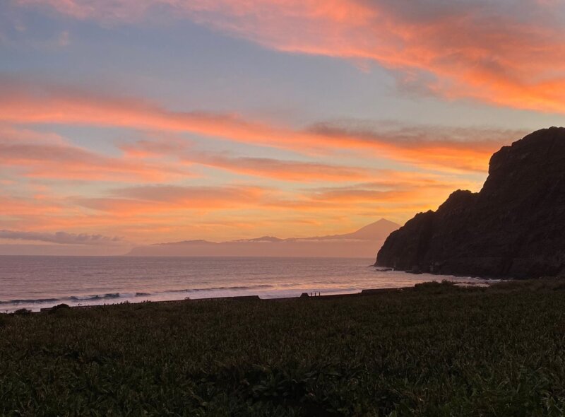 Imagen tomada desde Hermigua, La Gomera. @AliciaH