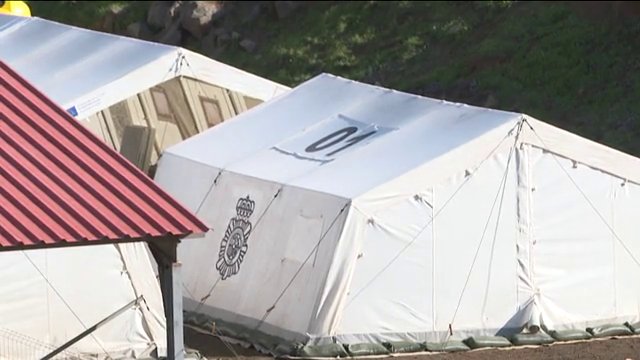 Centro de Acogida Temporal de Extranjeros en El Hierro. Imagen RTVC