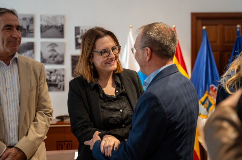 Candelaria Delgado en La Palma.