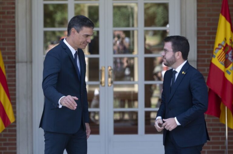 Sánchez y Aragonès cierran un acuerdo sobre la ley amnistía