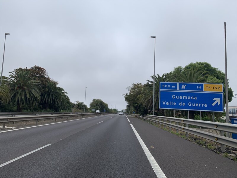 Imagen de la Tf5 a la altura de Guamasa