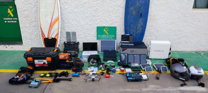 Detenidos en Tenerife por cometer 50 delitos