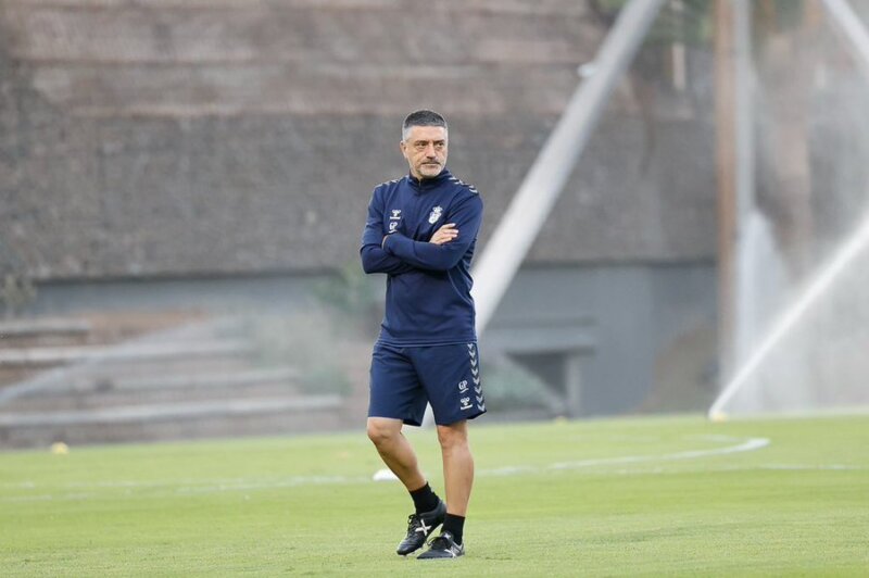 Xavi García Pimienta, entrenador de la UD Las Palmas. Imagen UDLP