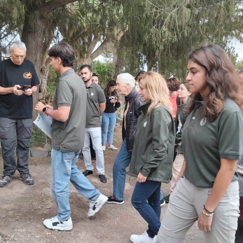 Jane Goodall en Tenerife (2). María Herrera