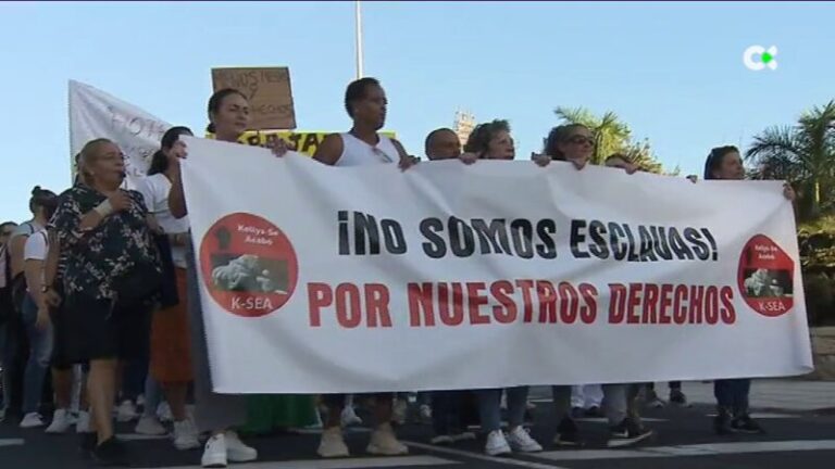 Manifestación de las Kellys en el Sur de Tenerife