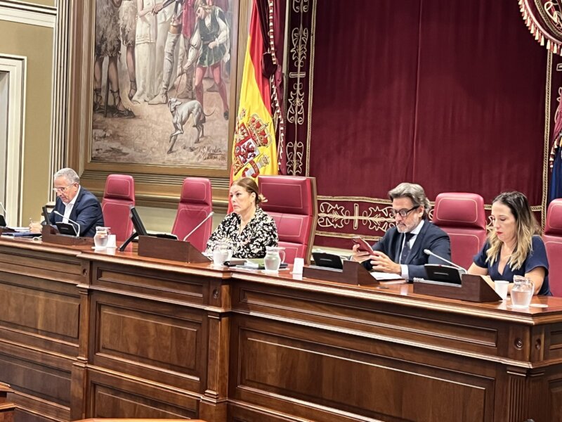 Mesa Parlamento Canarias.