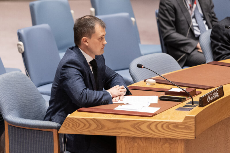 Representante Ucrania en la ONU. EP