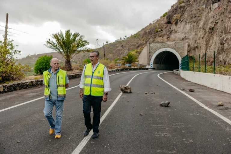 El Cabildo de Tenerife abre un carril por sentido en la TF-5 a su paso por Icod de los Vinos