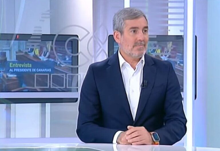Entrevista al presidente de Canarias, Fernando Clavijo, este miércoles en TVC