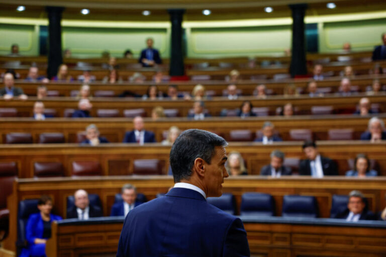 Los grupos parlamentarios intervienen en el Debate de Investidura de Sánchez