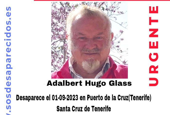 Buscan a Adalbert Hugo, un hombre de 80 años desaparecido en Tenerife