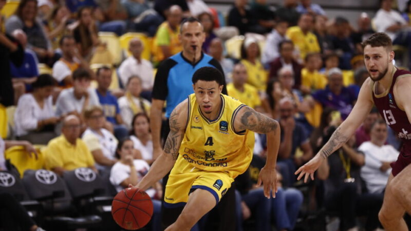 Imagen del encuentro que disputó el Dreamland Gran Canaria frente al 7bet-Lietkabelis Panevezys / Dreamland Gran Canaria