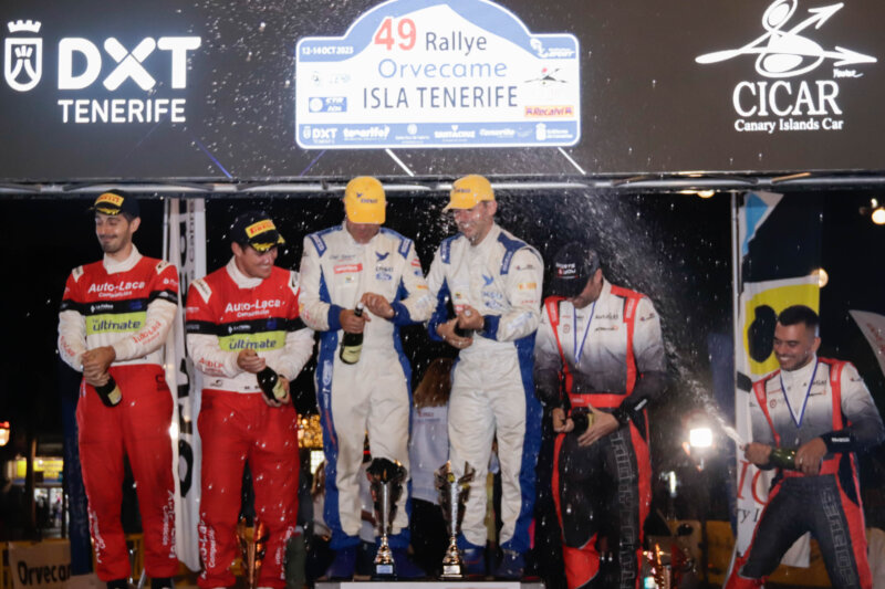 Enrique Cruz y Yeray Mujica se llevan el 49º Rallye Orvecame Isla Tenerife