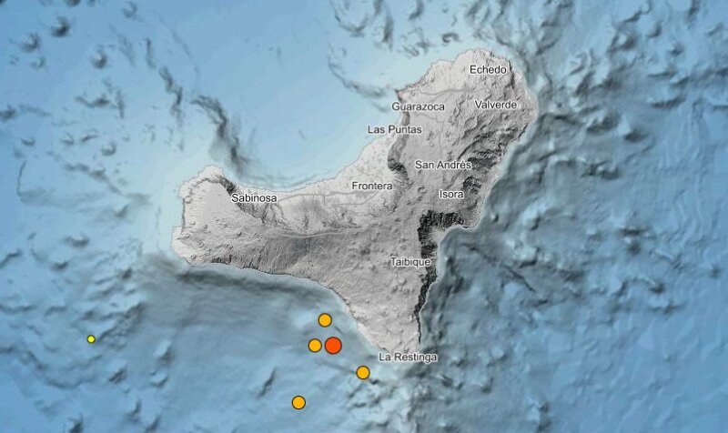 Terremotos en El Hierro, IGN