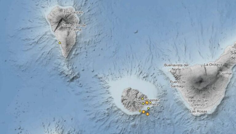 Se registran tres nuevos terremotos en Canarias