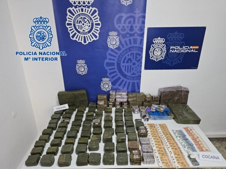 Prisión provisional para un hombre por venta y posesión de 67 kilos de hachís en Tenerife