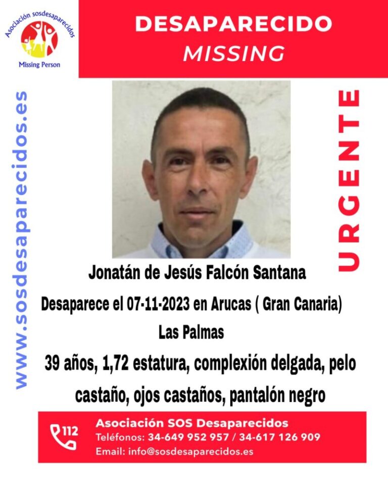 Se busca en Gran Canaria desde el pasado 7 de noviembre