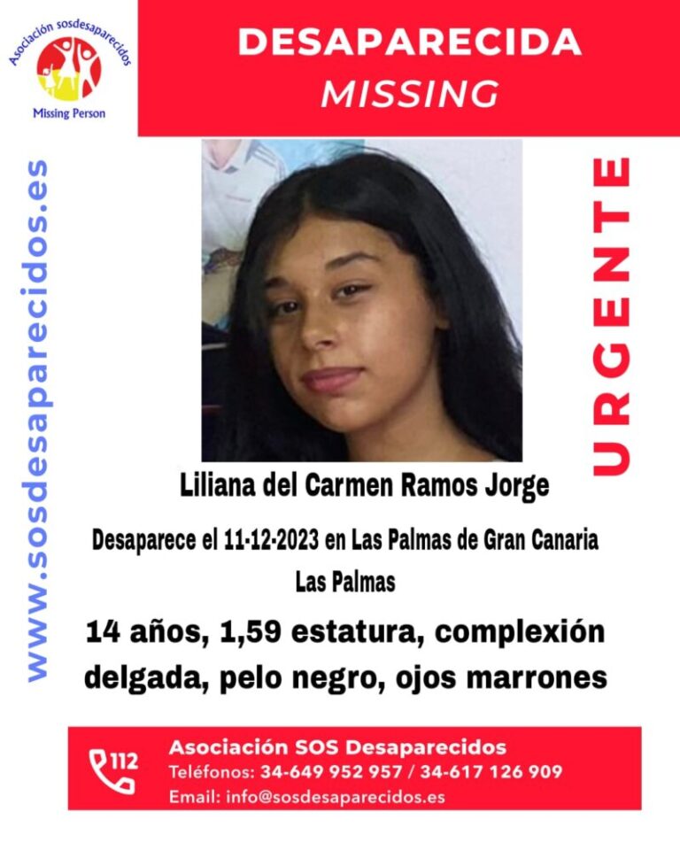 Se busca en Las Palmas de Gran Canaria desde el pasado 11 de diciembre