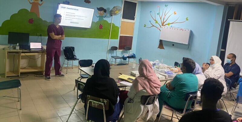 Especialistas del Hospital Materno-Infantil forman a profesionales de Mauritania en reanimación neonatal