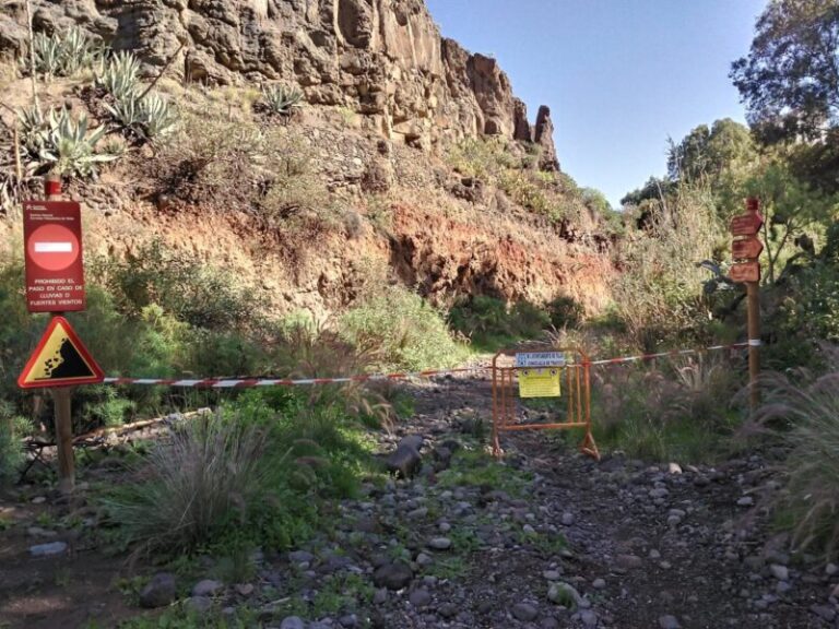 Cerrado parcialmente el Corredor Paisajístico de Telde (Gran Canaria)