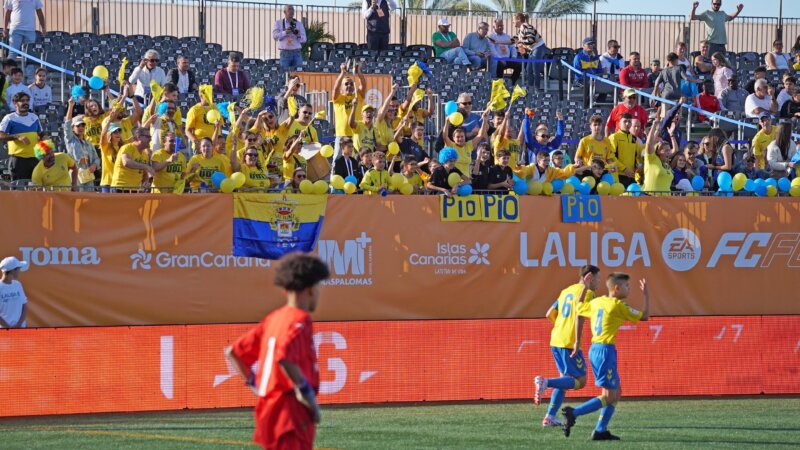 Partido de la UD Las Palmas en el torneo. Imagen cedida por la organización