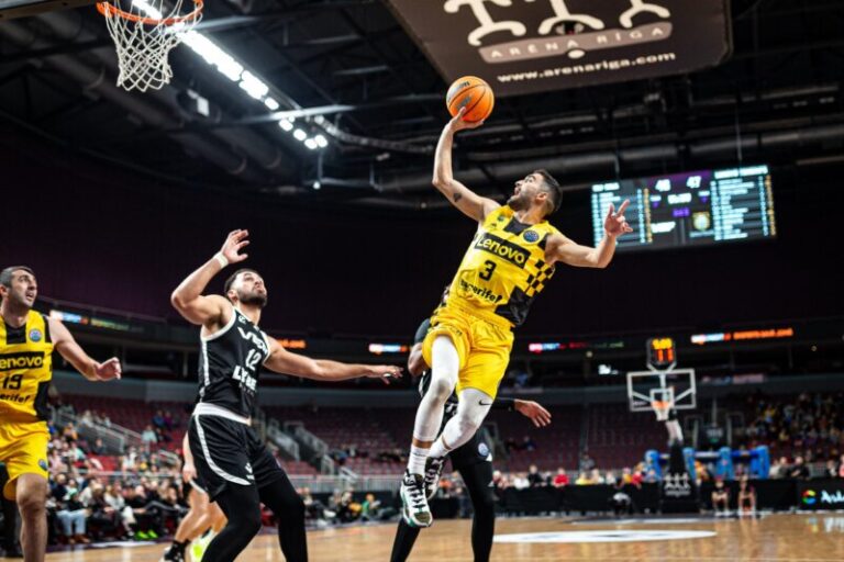 77-72. El Lenovo Tenerife cae en Letonia ante el VEF Riga