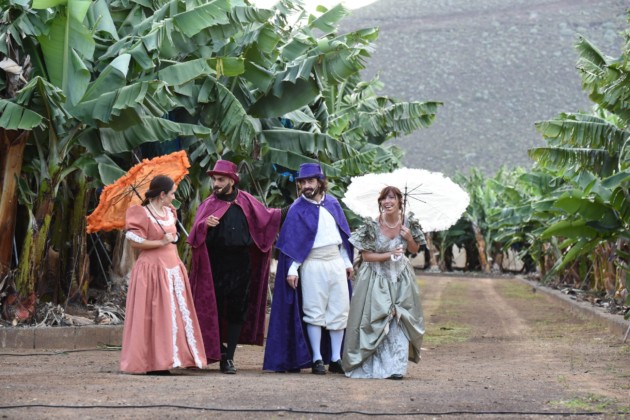 Cuentos en lugares no convencionales. Imagen Festival Internacional del Cuento de Los Silos