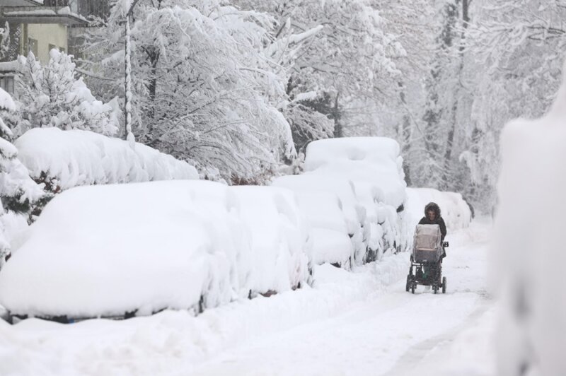 Temporal de nieve en Europa. Imagen EFE