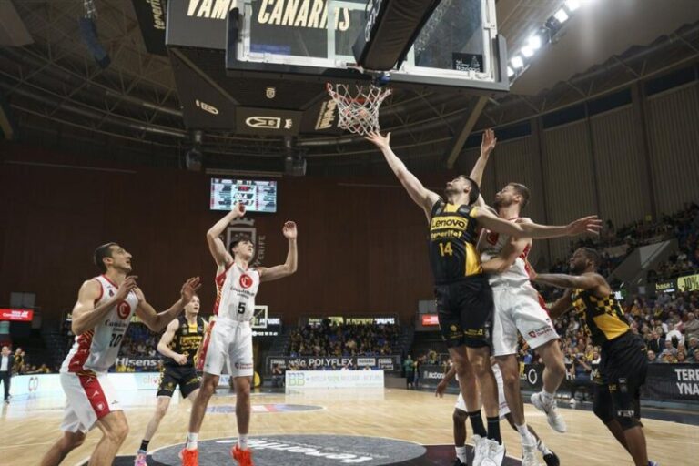 64-70. El Lenovo Tenerife se aleja de la Copa del Rey tras perder frente al Casademont