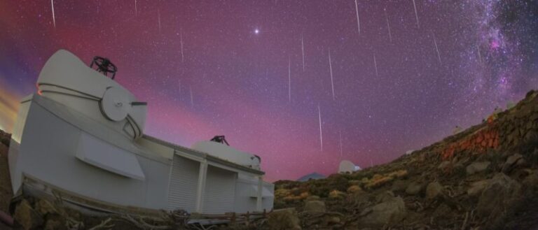 El Observatorio del Teide ofrece en directo la lluvia de estrellas más intensa del año